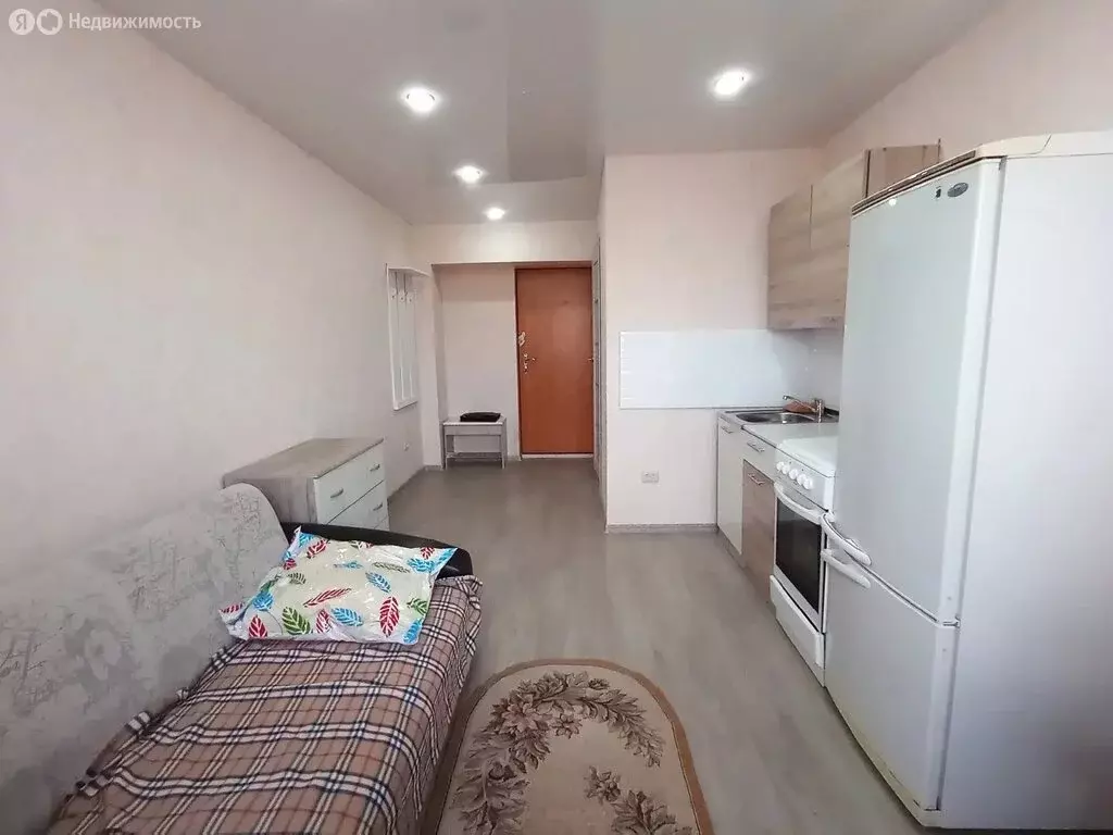 Квартира-студия: Красноярск, Аэровокзальная улица, 8Ж (18 м) - Фото 1