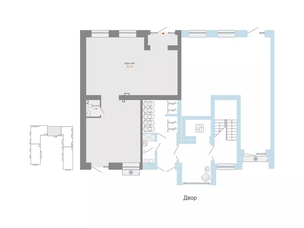 Помещение свободного назначения в Ульяновская область, Ульяновск ул. ... - Фото 2