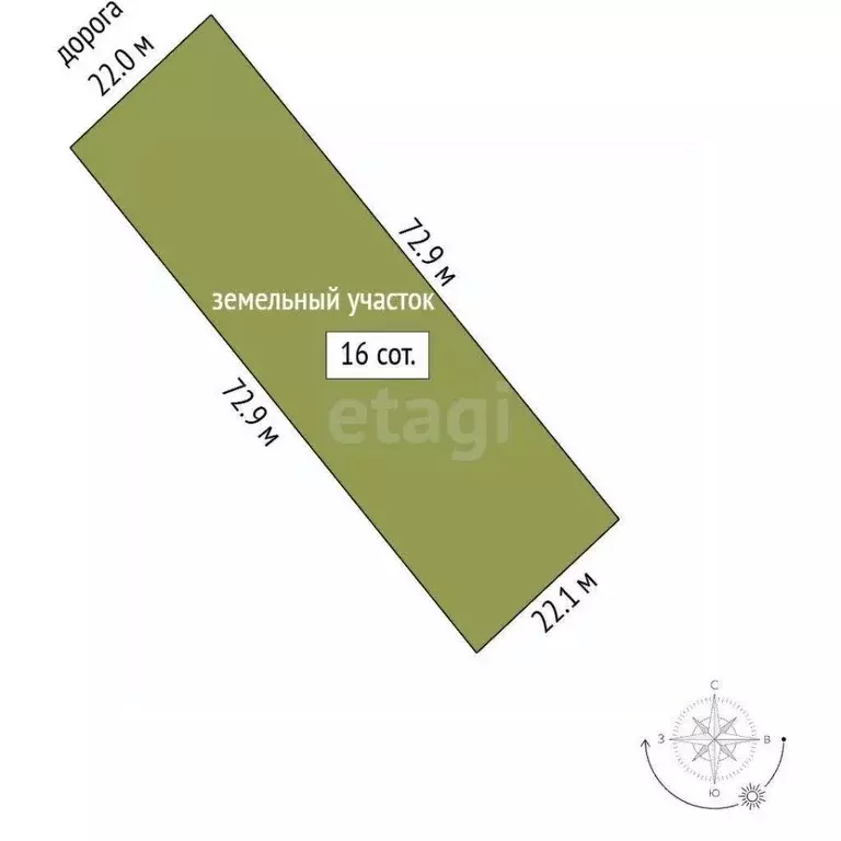 Участок в Ростовская область, Мясниковский район, Краснокрымское ... - Фото 2