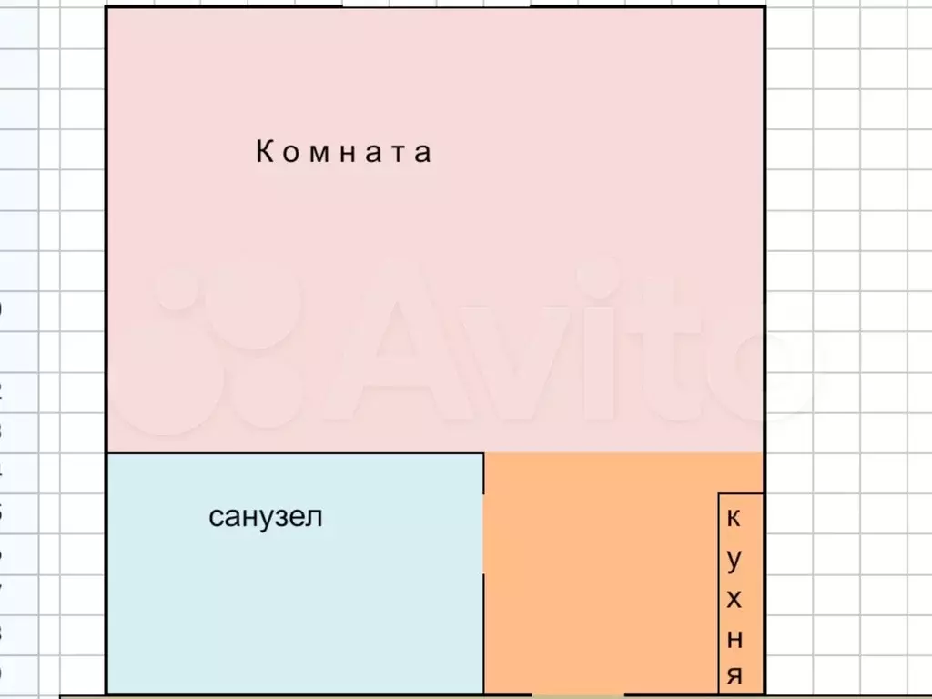 Квартира-студия, 23,6 м, 1/14 эт. - Фото 0