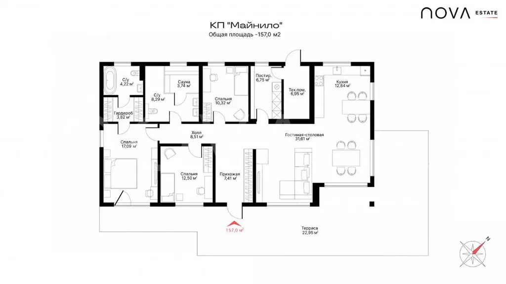 Дом в Ленинградская область, Выборгский район, Первомайское с/пос, ... - Фото 2