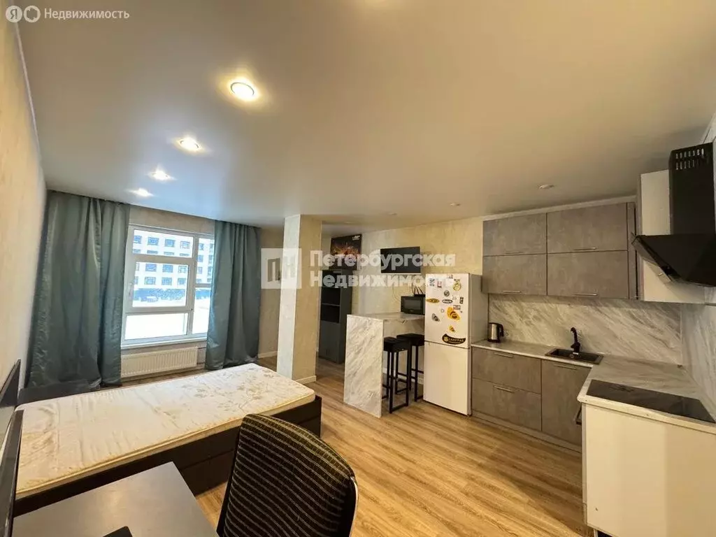 Квартира-студия: Мурино, улица Шоссе в Лаврики, 63 (33.5 м) - Фото 1