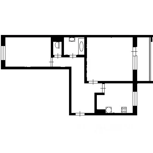 2-к кв. Санкт-Петербург Народная ул., 5к2 (63.0 м) - Фото 2