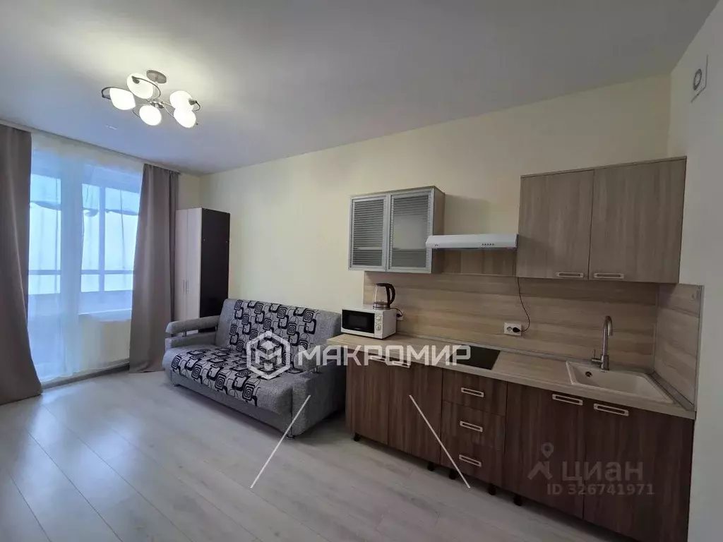 Студия Санкт-Петербург аллея Арцеуловская, 21 (24.7 м) - Фото 1