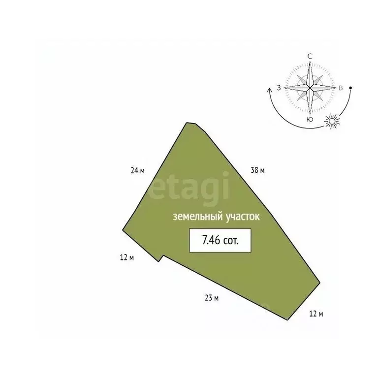 Участок в Красноярский край, Красноярск Сад № 1 Завода Телевизоров ... - Фото 2