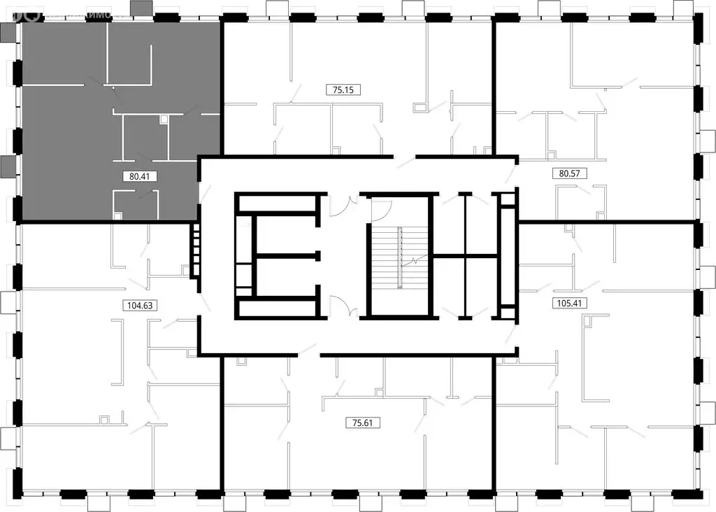 2-комнатная квартира: Москва, 4-я улица Марьиной Рощи, 10к6 (80.41 м) - Фото 1