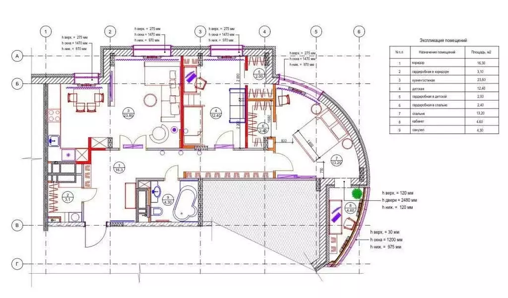 3-комнатная квартира: Тула, улица Макаренко, 7 (82 м) - Фото 1