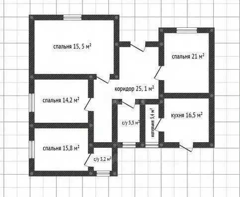 Дом в Адыгея, Майкоп городской округ, Гавердовский хут.  (120 м) - Фото 2