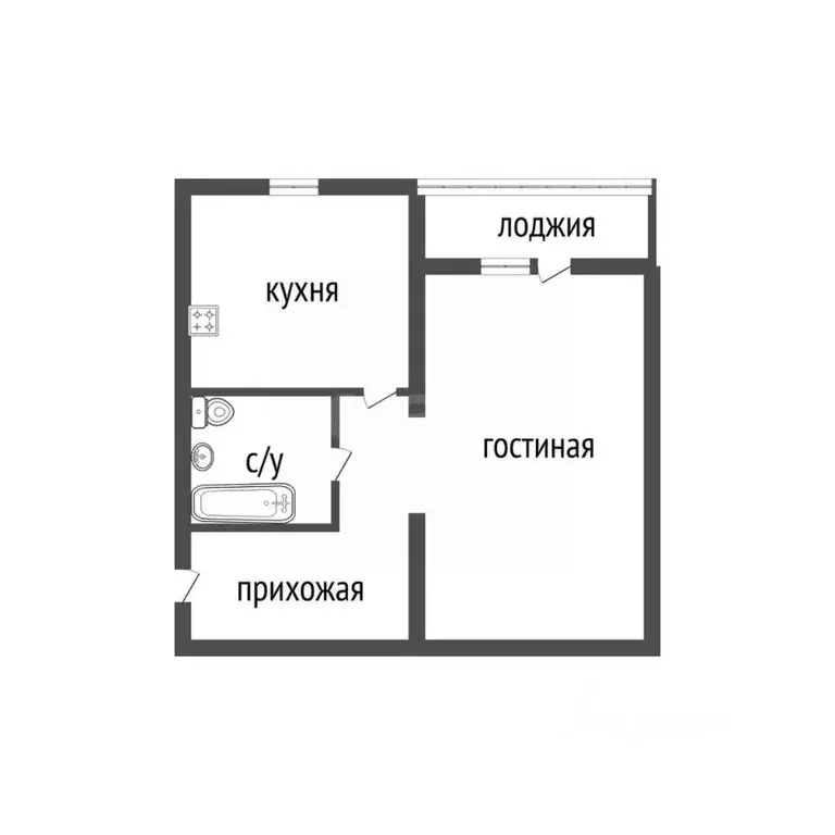 1-к кв. Курганская область, Курган Заозерный жилрайон, 16-й мкр, 12 ... - Фото 2