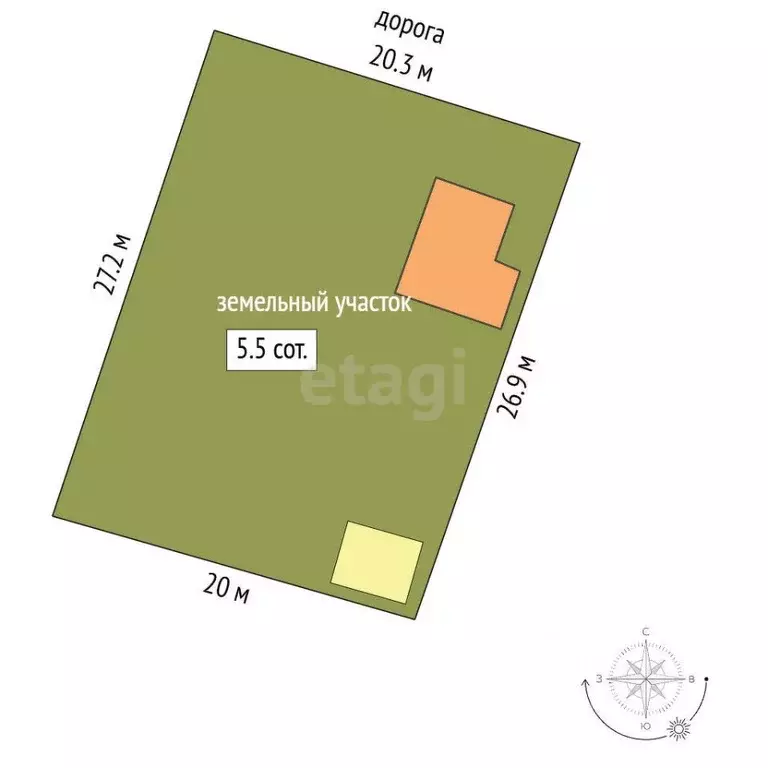 Дом в Омская область, Омск СНТ Опора ТСН, 443 (40 м) - Фото 1