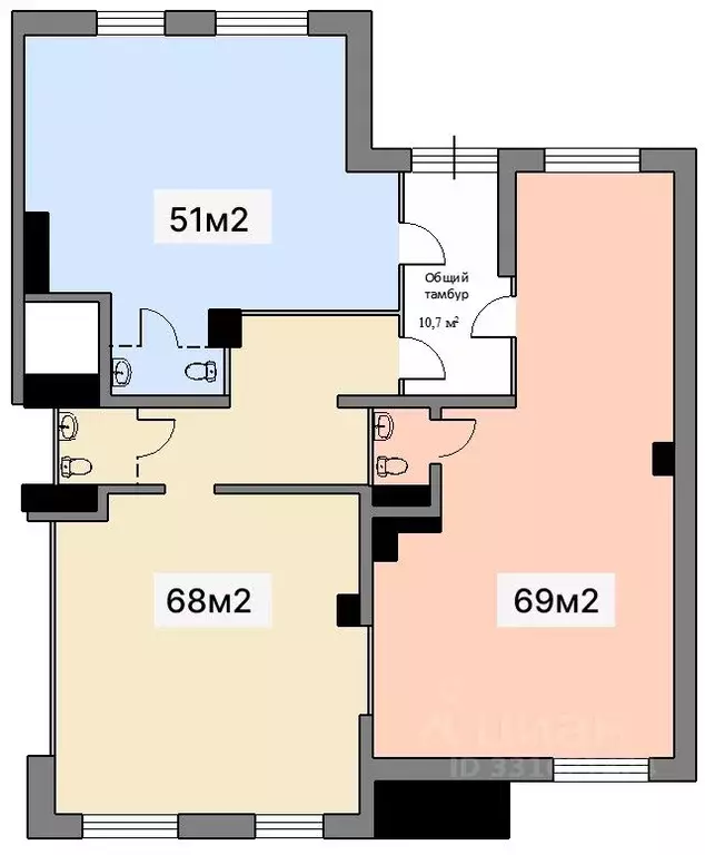 Помещение свободного назначения в Москва Базовская ул., 26 (51 м) - Фото 2