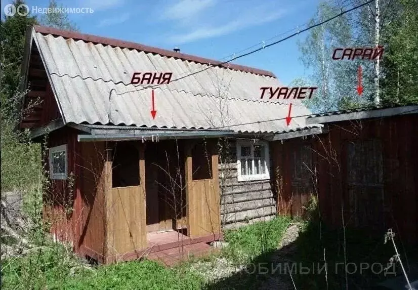 Дом в Глажевское сельское поселение, СНТ Треугольник (43.2 м) - Фото 1