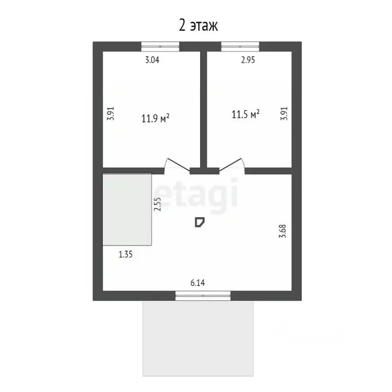 Дом в Тюменская область, Тюмень Торфяник-1 СНТ, ул. Южная, 5 (98 м) - Фото 1