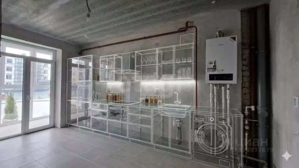 2-к кв. Калининградская область, Калининград ул. Сержанта Мишина, 81к1 ... - Фото 1