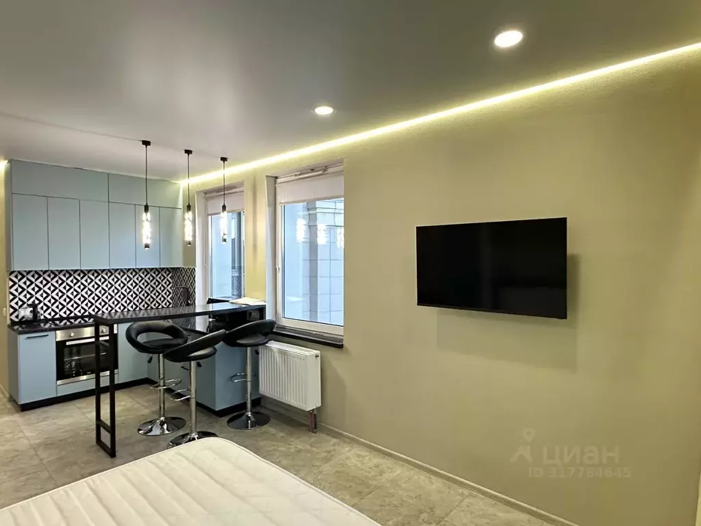 Студия Санкт-Петербург ул. Типанова, 25к1 (29.7 м) - Фото 0