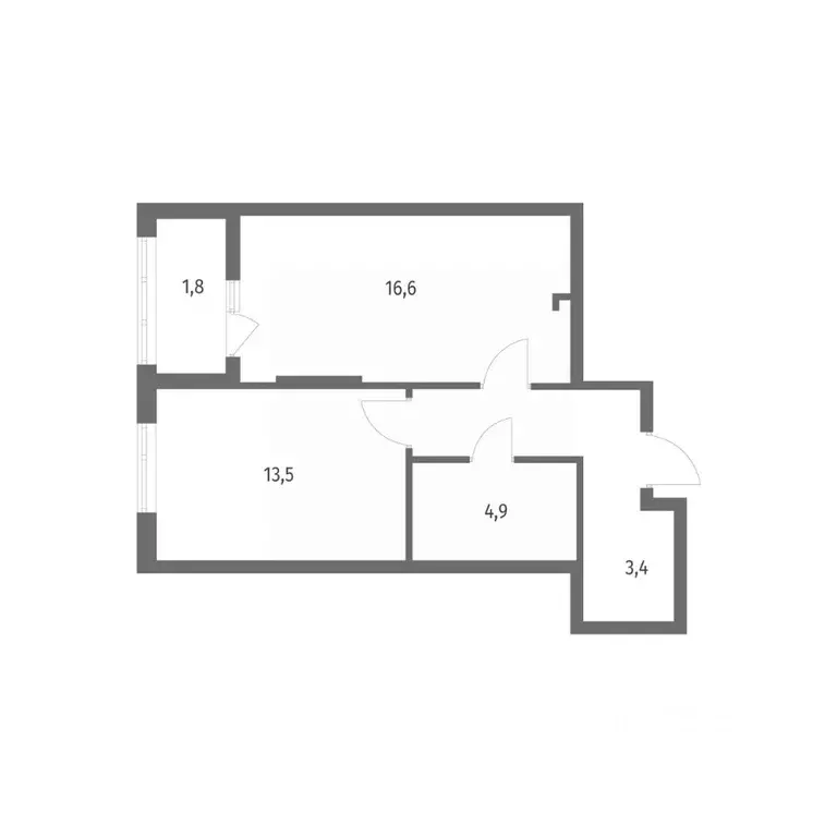 1-к кв. Калининградская область, Калининград пос. Лермонтовский, ул. ... - Фото 1