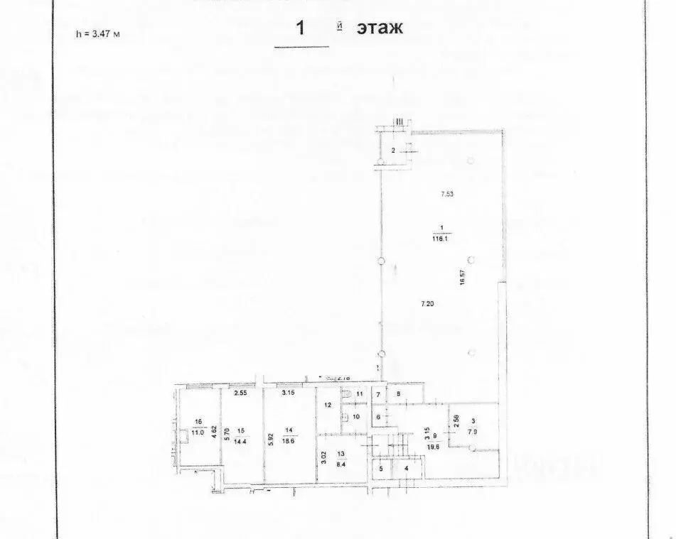 Помещение свободного назначения в Москва Октябрьская ул., 89 (217 м) - Фото 1