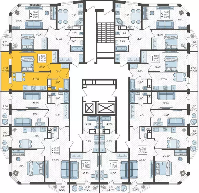 1-комнатная квартира: Краснодар, жилой комплекс Зеленодар, улица ... - Фото 1