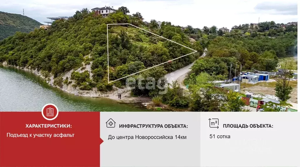 Участок в Краснодарский край, Новороссийск городской округ, с. ... - Фото 1