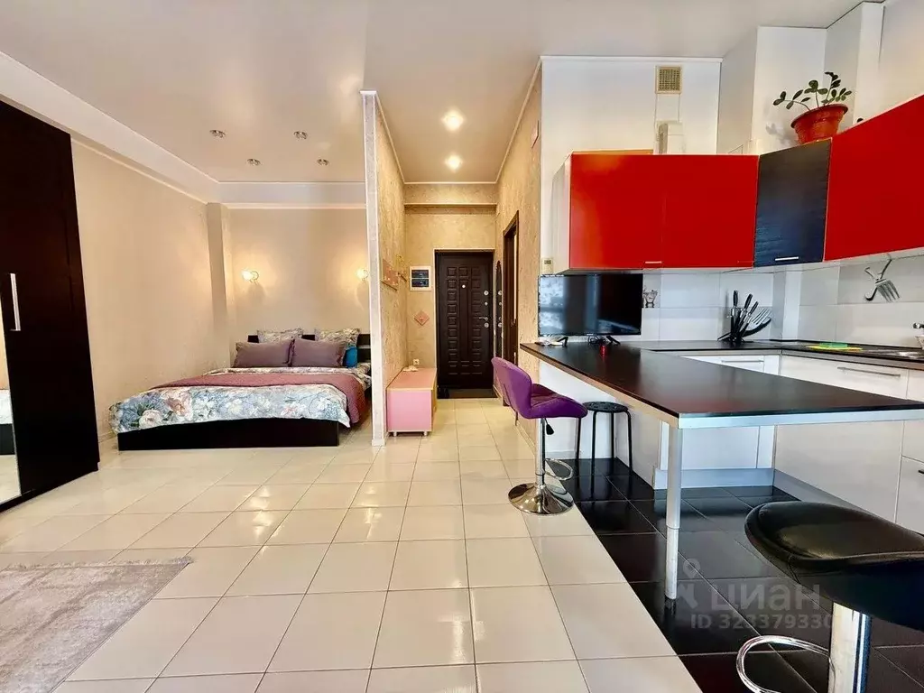 Студия Краснодарский край, Сочи Мамайка мкр, ул. Крымская, 77А (33.0 ... - Фото 2