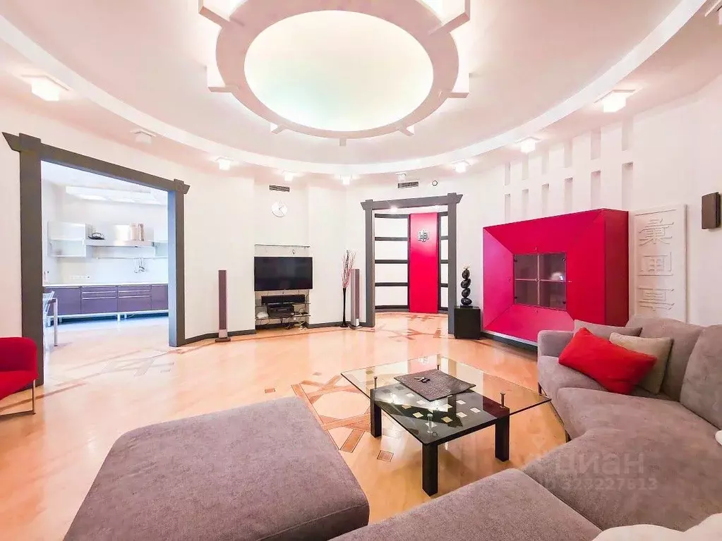 3-к кв. Москва 1-й Смоленский пер., 17 (130.0 м) - Фото 1