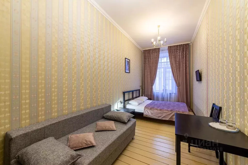 Комната Санкт-Петербург ул. Некрасова, 58 (18.0 м) - Фото 1
