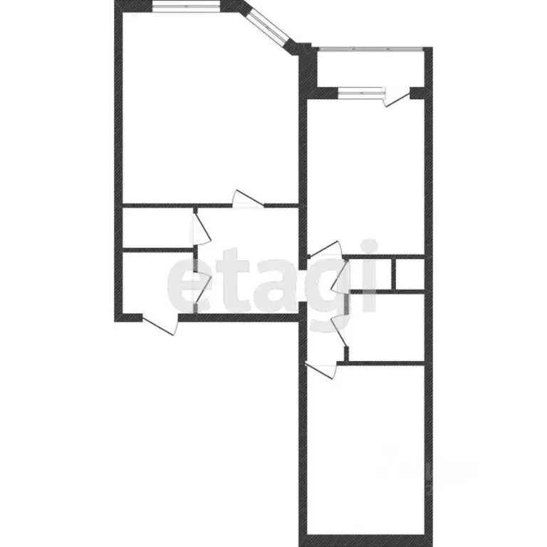 2-к кв. Калужская область, Калуга Хрустальная ул., 44к5 (62.0 м) - Фото 2