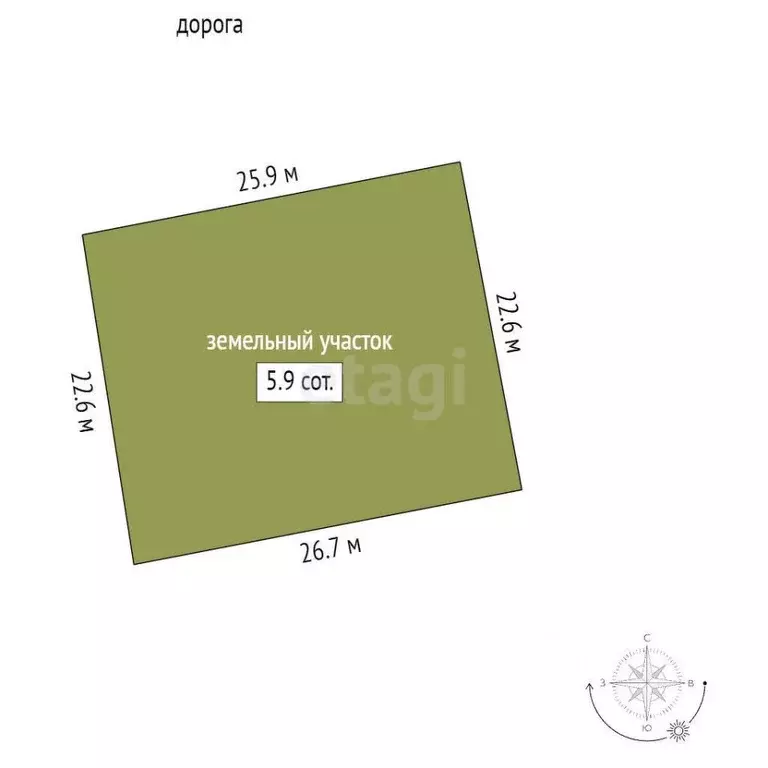 Участок в Ростовская область, Багаевский район, Манычское с/пос, ... - Фото 2