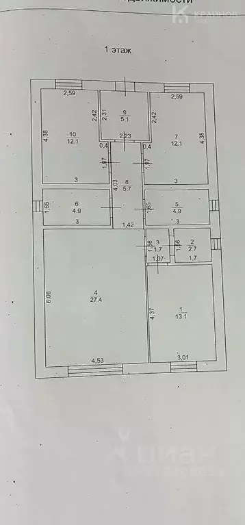 Коттедж в Воронежская область, Рамонский район, с. Ямное ул. Трудовая ... - Фото 2