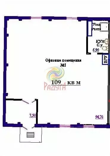 Офис в Ивановская область, Иваново Самоцветы мкр, 4 (110 м) - Фото 2