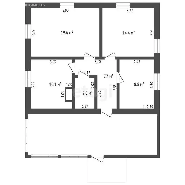 Дом в село Алтайское, улица Чапаева (63.4 м) - Фото 1