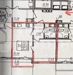 1-к кв. Санкт-Петербург ул. Дыбенко, 7к1 (34.8 м) - Фото 1