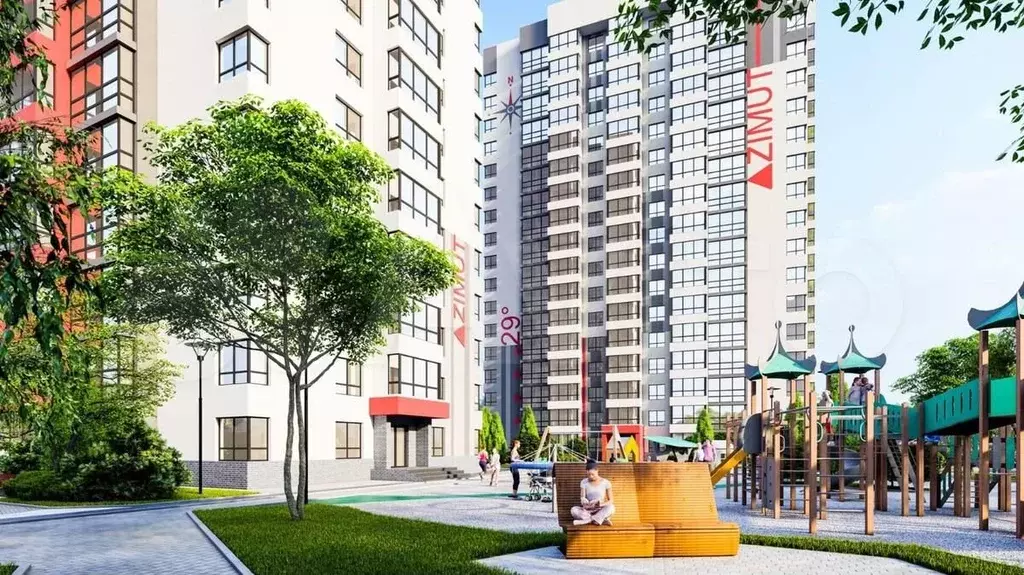 2-к. квартира, 37 м, 9/17 эт. - Фото 1