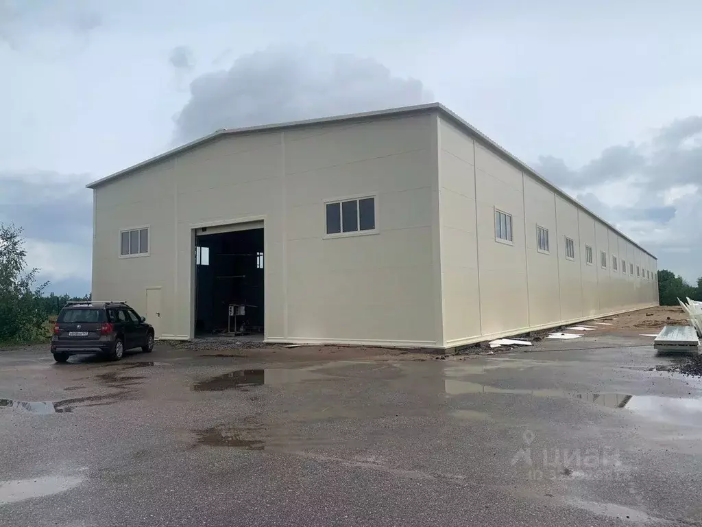 Склад в Ленинградская область, Ломоносовский район, Горбунковское ... - Фото 1