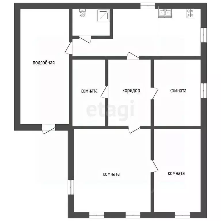 Дом в Саратовская область, Балашов ул. Белозерцева, 19 (61 м) - Фото 2