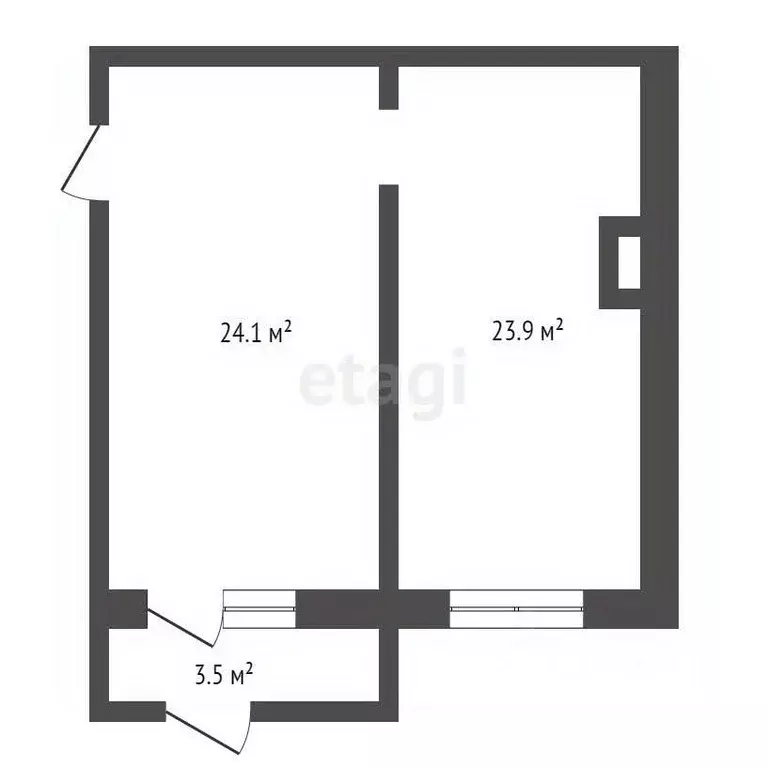 Офис в Ханты-Мансийский АО, Сургут ул. Мелик-Карамова, 40 (48 м) - Фото 2