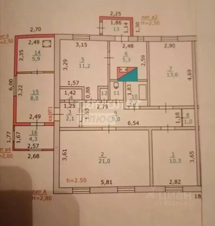 Дом в Курская область, Золотухинский район, Донской сельсовет, с. ... - Фото 2