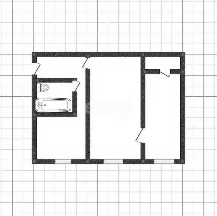 2-к кв. Иркутская область, Ангарск 15-й мкр, 24 (45.0 м) - Фото 2