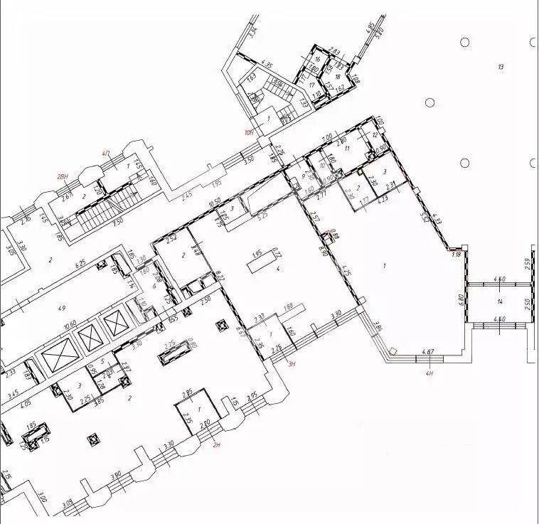 Помещение свободного назначения в Москва ул. Вильгельма Пика, 3Ас1 (91 ... - Фото 2