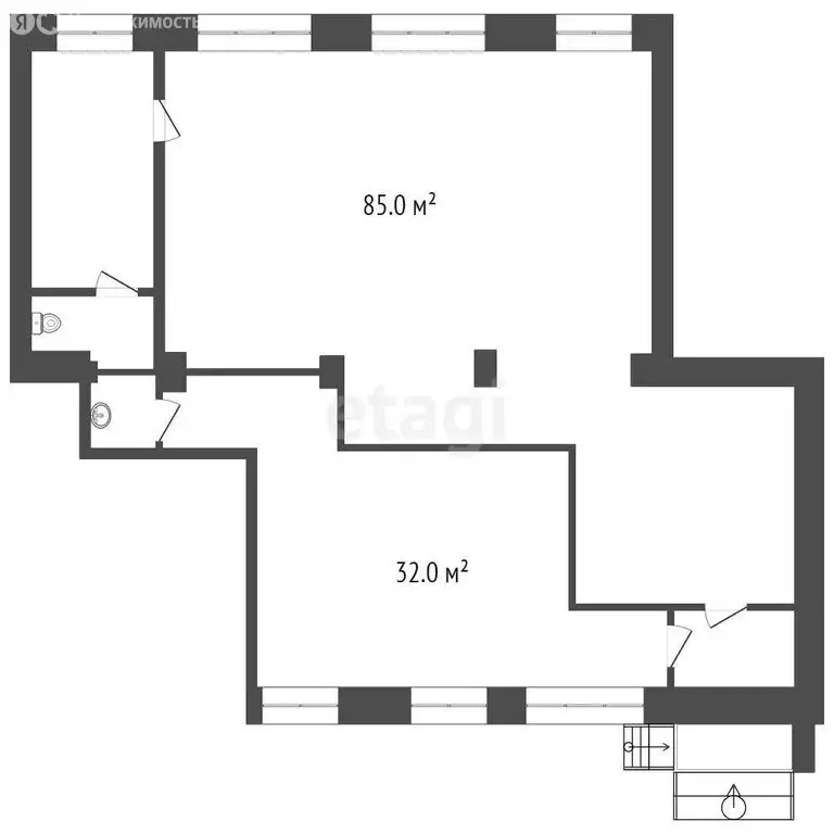 Торговая площадь (35 м) - Фото 1