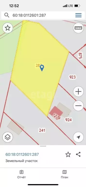 Участок в Псковская область, Псковский район, Логозовская волость, д. ... - Фото 1