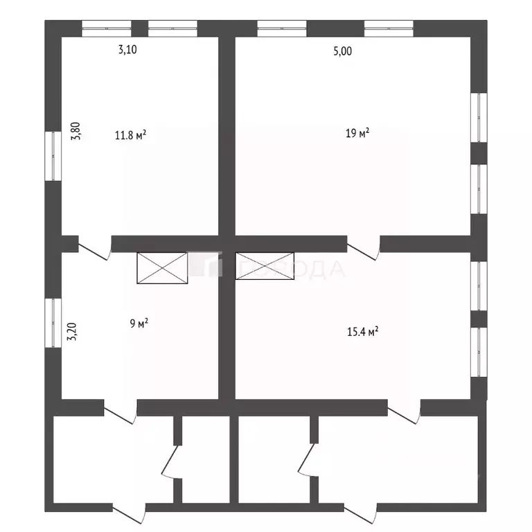 Дом в Кемеровская область, Прокопьевск ул. Заслонова, 6 (55 м) - Фото 2
