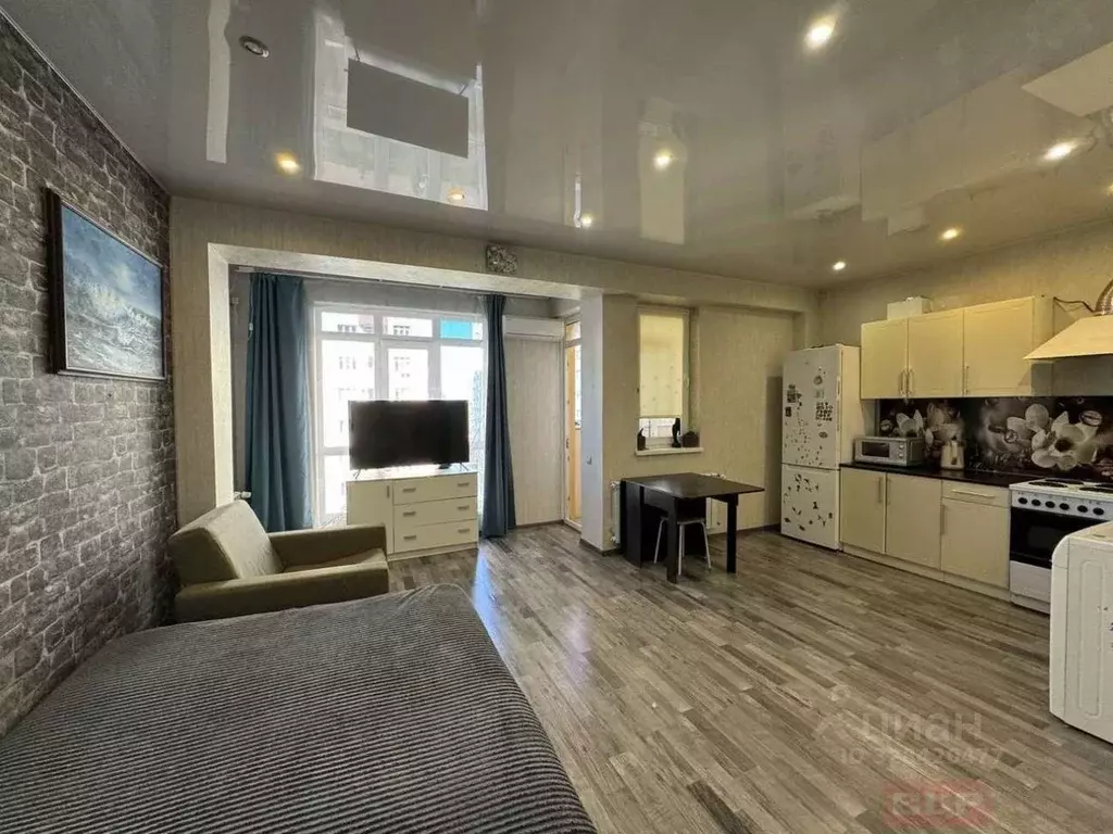 Студия Краснодарский край, Новороссийск ул. Видова, 121Ак2 (33.5 м) - Фото 1