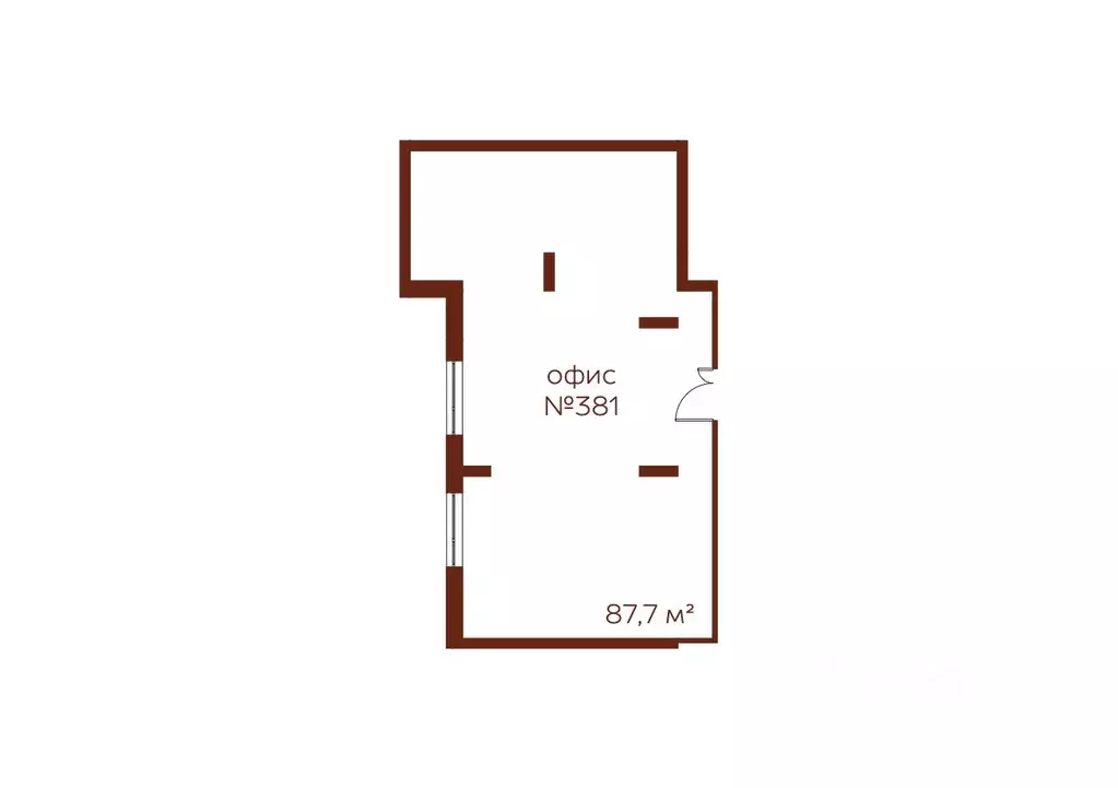 Офис в Кемеровская область, Кемерово ул. Терешковой, 39 (88 м) - Фото 1