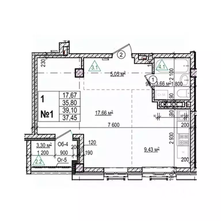 1-к кв. Приморский край, Уссурийск Семь Ветров мкр, Уссури Парк жилой ... - Фото 1