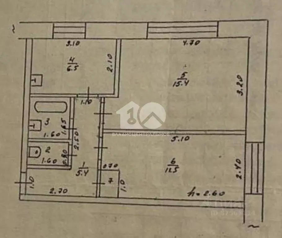 2-к кв. Новосибирская область, Мошковский район, с. Сокур, 2-й кв-л 12 ... - Фото 2