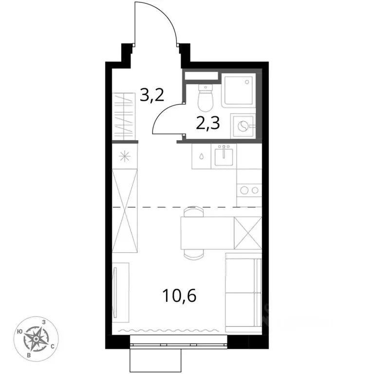 Студия Московская область, Ленинский городской округ, д. Сапроново 1-й ... - Фото 2