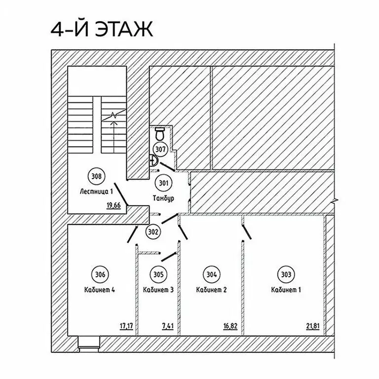 Офис (93 м) - Фото 1