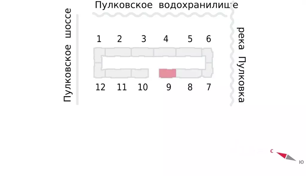 1-к кв. Санкт-Петербург пос. Шушары, Пулково Лэйк жилой комплекс (37.8 ... - Фото 2