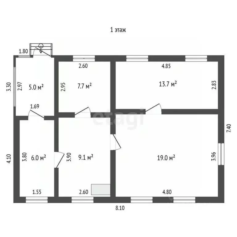 Дом в Воронежская область, Борисоглебск Пионерская ул., 88 (85 м) - Фото 2